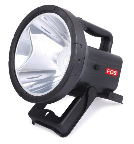 LED Search Light 30W with 6000mAh Lithium-ion Battery (Range 2 km.) BIS APPROVED