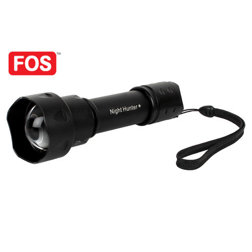 Fos Night Hunter Plus - 2000 Lumens 10w (Rotating Head) Rechargeable Flashlight