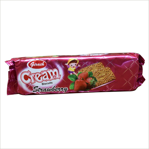 90 GMS Strawberry Cream Biscuits