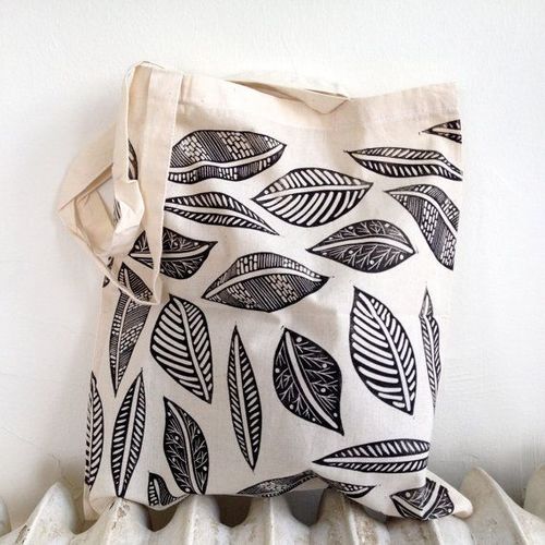 Fether Print Totes bag