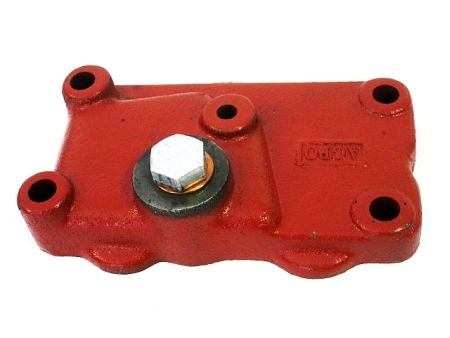 Hyd. Lift Cover Plate - Cast Iron, 5x3x1 Inches, Red | Durable, Reliable, Precise Fit, Easy Installation