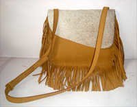 Leather Fringe Bag