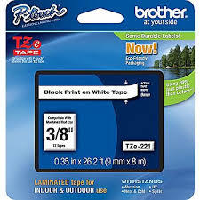 Automatic Brother Tze 221 Black On White