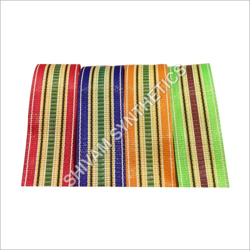2 Inch PP Niwar - Polypropylene Webbing, Multicolor Design for Beds & Chairs, Soft Texture & High Tensile Strength