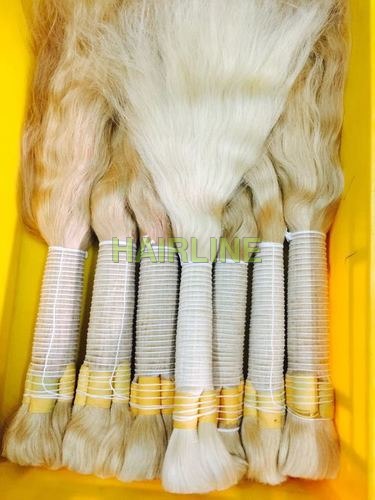 remy bulk blond hair
