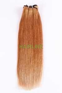 Straight Blond Wefted Hair