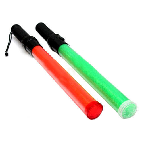 TRAFFIC BATON RED AND GREEN