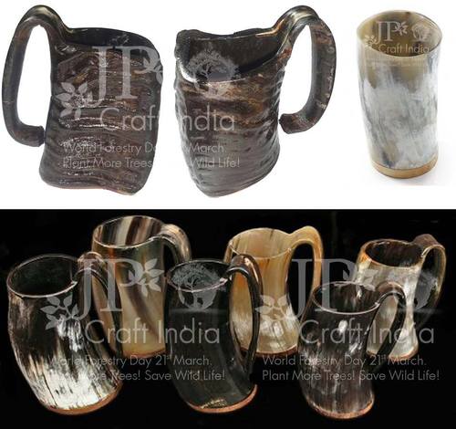 Natural Horn Mugs Design: Modern