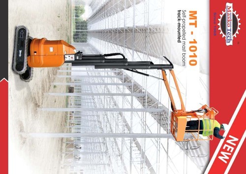 Mast Boom Lift Crawler Mounted