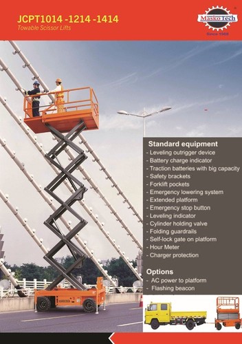 Towable Scissor Lift