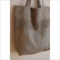 Linen Bag - 14" X 16" X 4" | Beige, 12" Handle Length, Open Top Design, Lightweight 0.5 Lbs