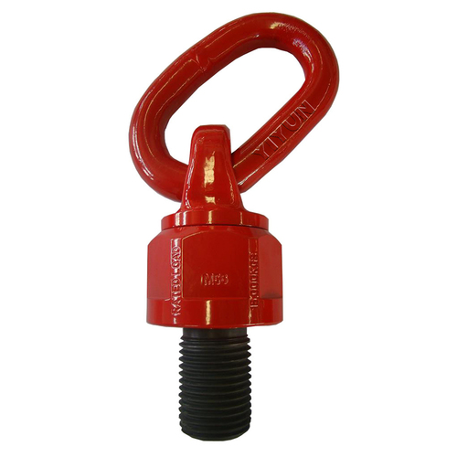 Forged Swivel Hoist Ring - Forged Super Alloy Steel WLL 12 Tonne 63mm Lifting Height | Easy Operation Pivot 90Â° Swivel 180Â°