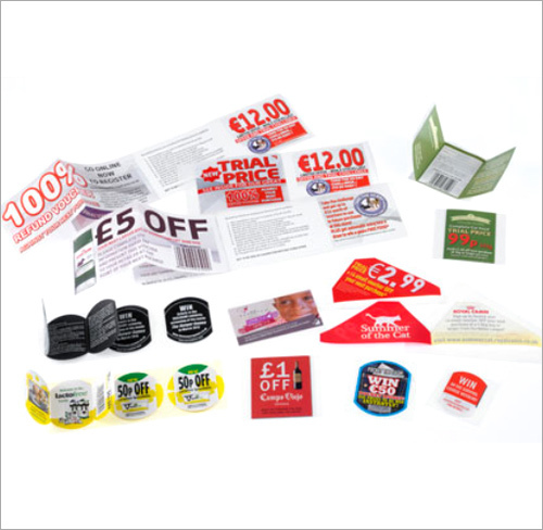Product Labels - Paper, Variable Size, Red, Adhesive | Versatile, Durable, Customizable, Informative, Attractive