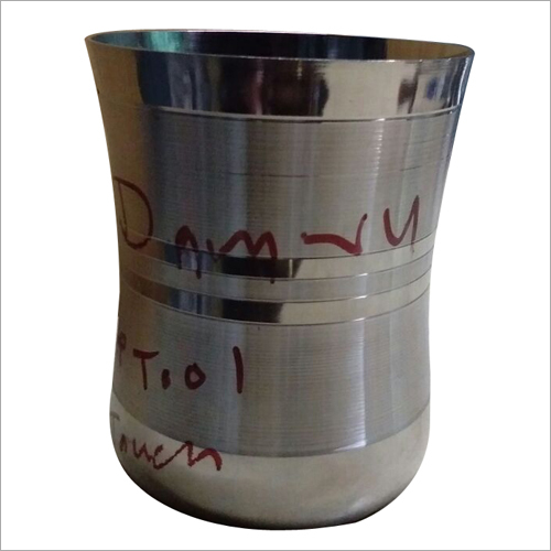 Stainless Steel Damru Glass