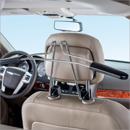 Car Metal Hanger - Metal, 16 Inches, Silver | Durable Material, Easy Installation, Space Saving, Strong Grip