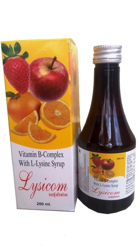Vitamin B Complex and L Lysine Syrup