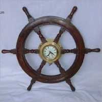 Antique Wooden Clock - Wooden, 12 X 12 Inch, Dark Brown | Elegant Design, 1-year Warranty, Perfect For Decoration