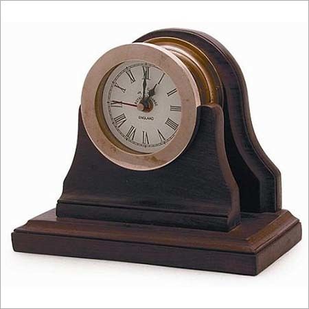 Dark Brown Wooden Table Clocks