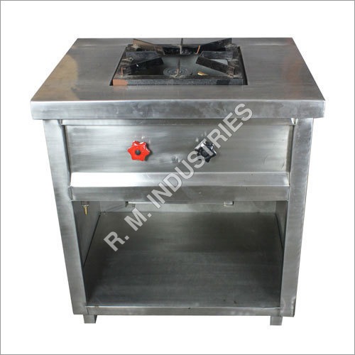 Stainless Steel Single Burner Gas Bhatti