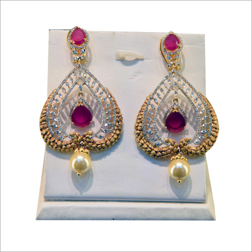 Stylish Ruby Earring