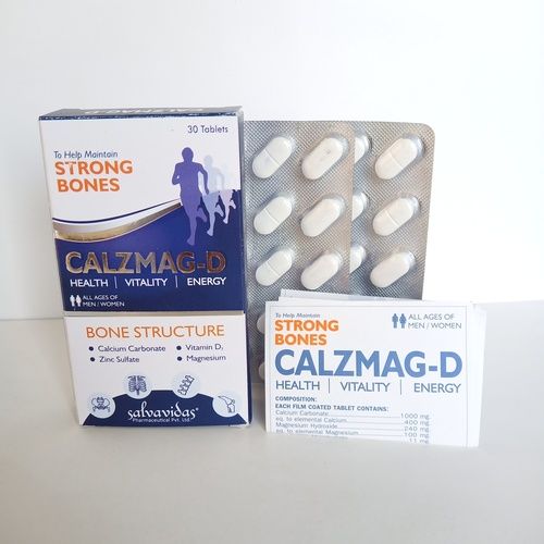 Calcium Carbonate , Magnesium , Zinc Sulphate & Vitamin D3 Tablet Health Supplements