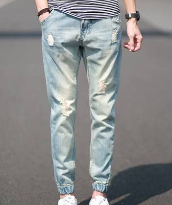 Casual Elastic Jeans
