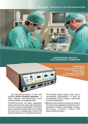 Electro Surgical Unit - 400 Watt High-Frequency Steel Technology | Portable with LCD Display, Automatic Operation for Diverse Medical Applications