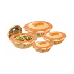 Hot Pot - Plastic, Multiple Sizes, Orange | Durable, Leak-Proof Lid, Stackable, Heat Retention