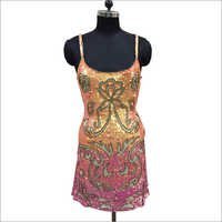 Beige Cocktail Dress