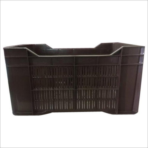 Brown Plastic Fruit Crates