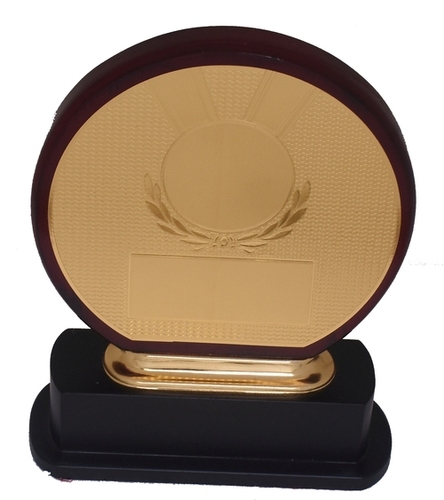 Brown Corporate Wooden Trophy