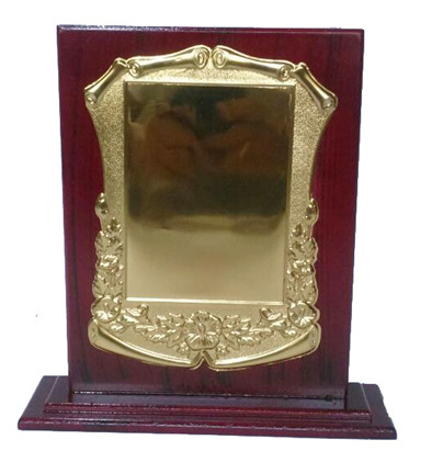 Brown Wooden Corporate Trophy