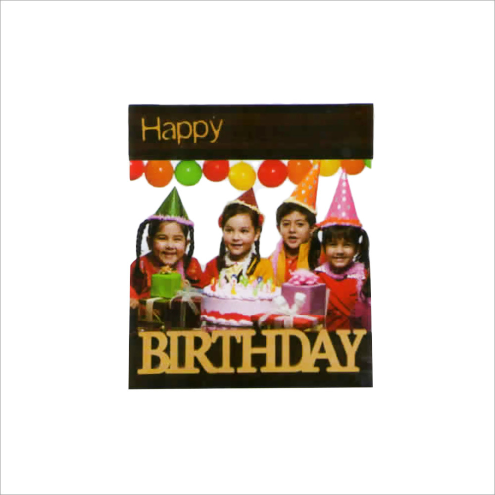 6x8 Tile Birthday Wooden Frame
