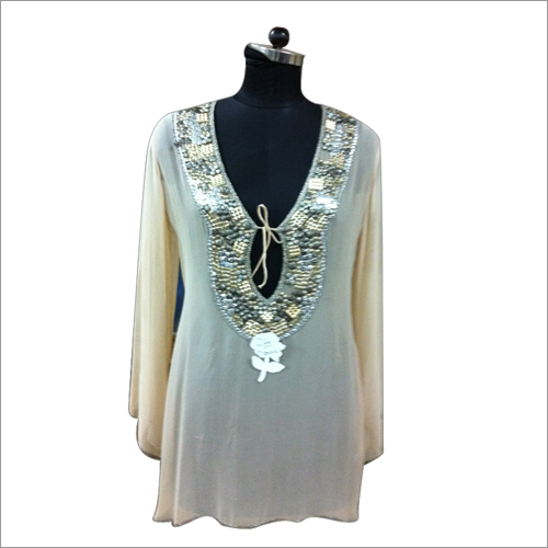 Beige Short Kurti