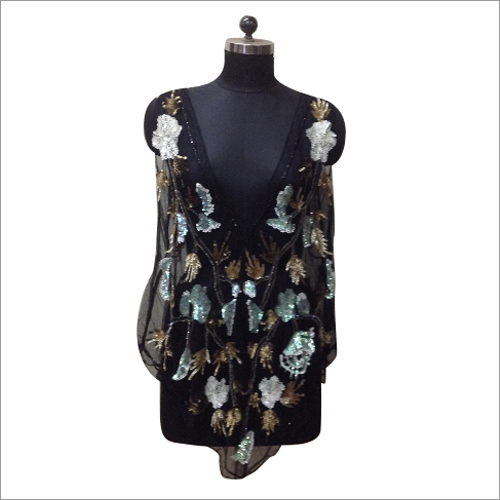 Black Poncho Top