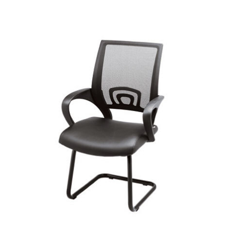 Astra Series - Metal & Mesh, 50x55x90cm, Black | Ergonomic Design, Breathable Mesh, Adjustable Height