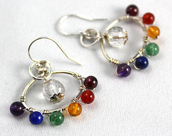 Healing Crystal & Gemstone Earrings
