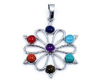Chakra Pendant - Semi-Precious Stones