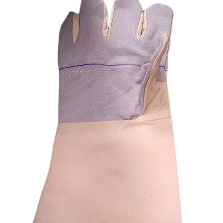 Leather Cotton Hand Gloves