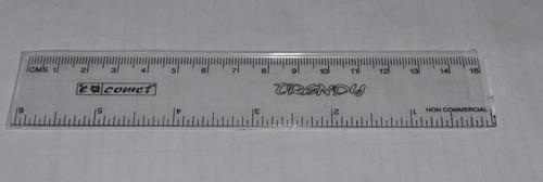 Plastic Material, 15 Cm Size Plastic Scale - Feature: Low Maintenance