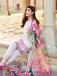 Glace Cotton Salwar Suit