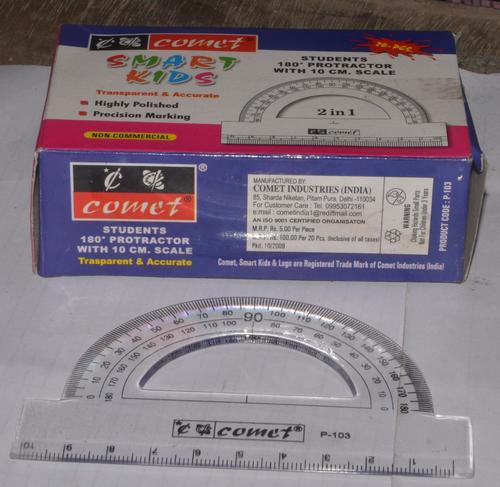 Comet Brand Student Protractor - Material: Plastic