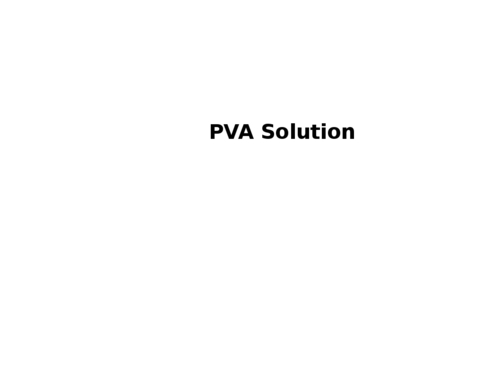 PVA Solution