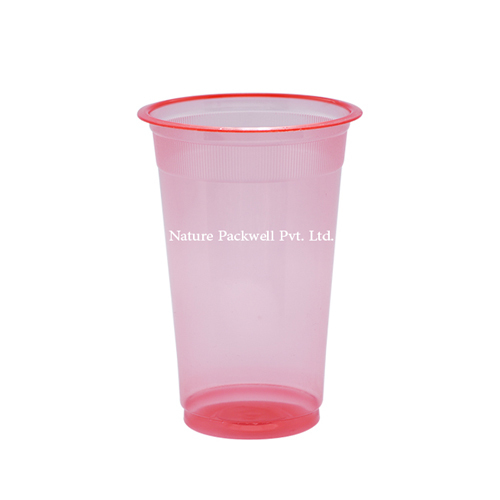 Red Plastic Glass