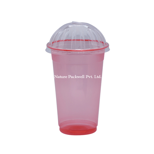 Red Plastic Glass