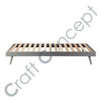 Scandinavian Bench Seat - Mango Wood & Leather, Eco-friendly Design For Outdoor Use, Contemporary Style