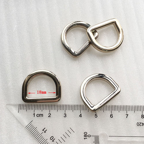 16mm Metal D Ring Buckle For Crafts Bag Accessory Belt Straps Loop