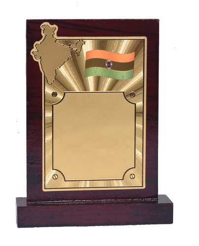 Brown Corporate Wooden Trophies