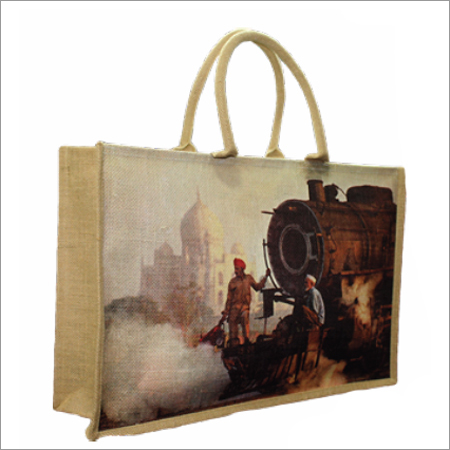 Jute Digital Print Fancy Bags