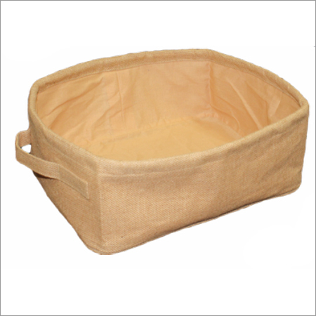 Jute Bin Size: 15X33X28 Cm